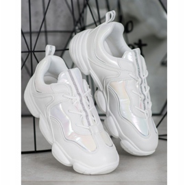 Kylie Zapatos deportivos con estilo blanco 1