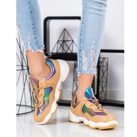 Kylie Zapatos deportivos con estilo beige multicolor 1 Kylie Zapatos deportivos con estilo beige multicolor 1