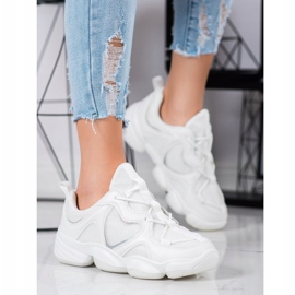 Kylie Zapatillas blancas con estilo blanco 2