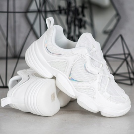 Kylie Zapatillas blancas con estilo blanco 3