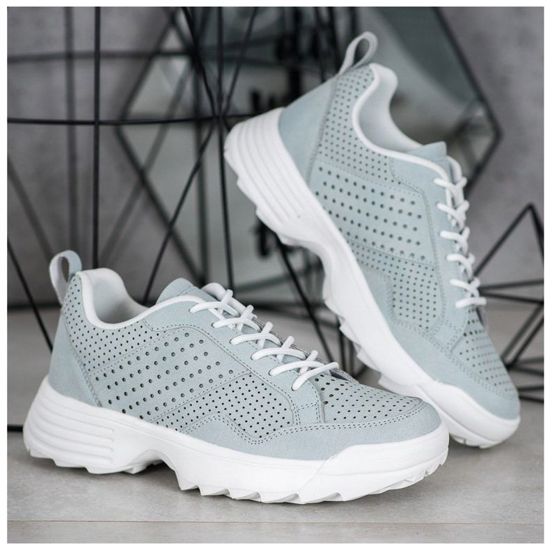 Kylie Zapatillas deportivas ligeras caladas gris 1