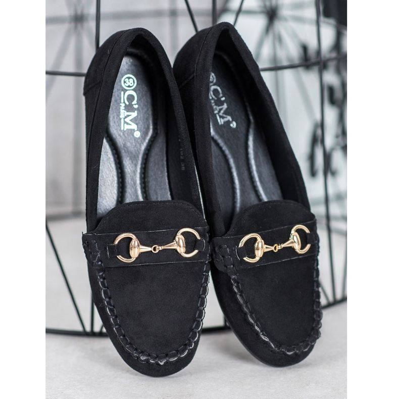 Cm Paris Mocasines con Adorno negro 1