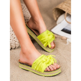 Seastar Zapatillas Con Flecos amarillo 4