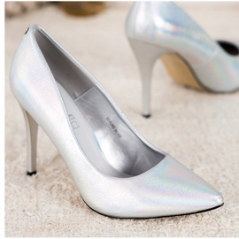 Goodin Tacones altos elegantes gris 3