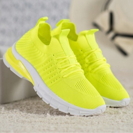 Bella Paris Zapatillas caladas amarillo 3