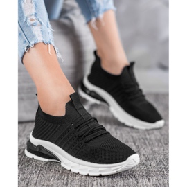 Bella Paris Zapatillas caladas negro 4