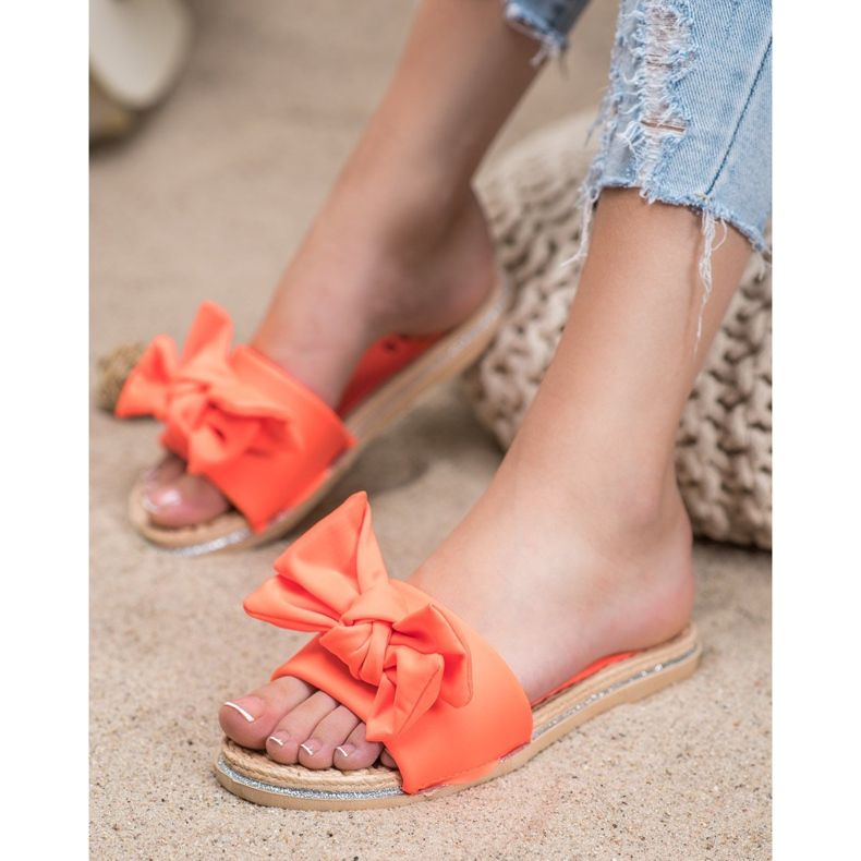 SHELOVET Zapatillas naranjas con estilo 2