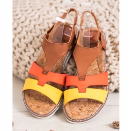 Kylie Sandalias casuales cómodas multicolor 2 Kylie Sandalias casuales cómodas multicolor 2