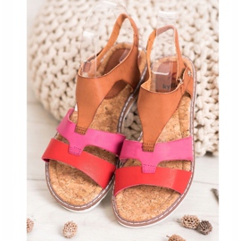 Kylie Sandalias casuales cómodas multicolor 3