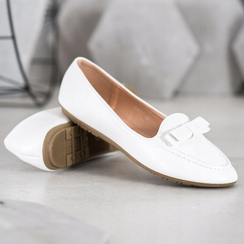 SHELOVET Señores blancos con cuero ecológico 2