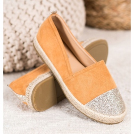 Seastar Alpargatas Con Brillo naranja amarillo 2