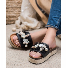 Seastar Zapatillas elegantes con malla negro 2
