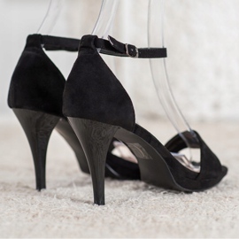 Sexy tacones negros de VINCEZA 2
