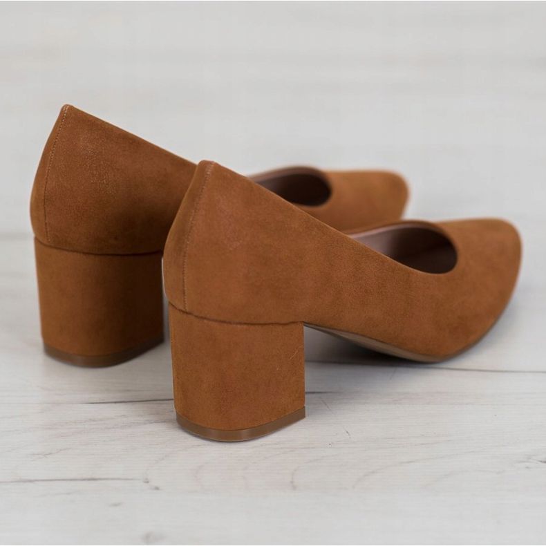 W. Potocki Zapatos clásicos de tacón alto marrón 2