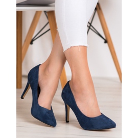 Evento Tacones de ante azul 1