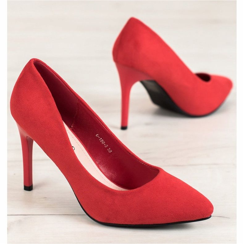 Gogo Tacones altos rojos con estilo 1 Gogo Tacones altos rojos con estilo 1