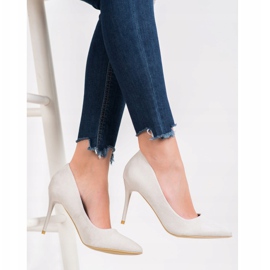 SHELOVET Sexy tacones grises 1