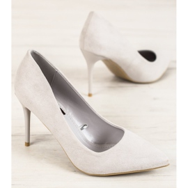 SHELOVET Sexy tacones grises 4