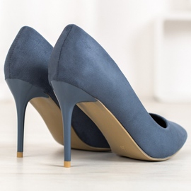 SHELOVET Sexy tacones azul marino 1