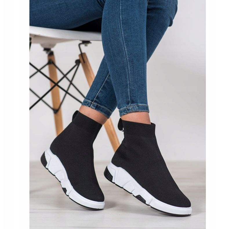 SHELOVET Calzado deportivo sobre el tobillo negro 1