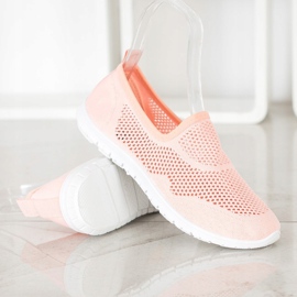 Bona Slipons calados naranja 1
