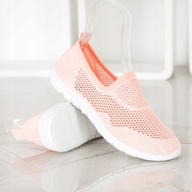 Bona Slipons calados naranja 1