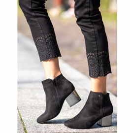 Goodin Botines de ante negros 5