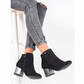 Goodin Botines de ante negros 4