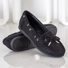 SHELOVET Mocasines negros casuales 1