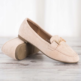Anesia Paris Mocasines elegantes beige 2