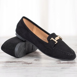 Anesia Paris Mocasines elegantes negro 1