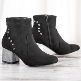 Goodin Botas negras con estilo negro 1