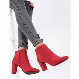 Sergio Leone Botas de ante rojas rojo 4