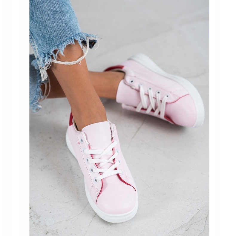 SHELOVET Calzado deportivo clásico rosa 1