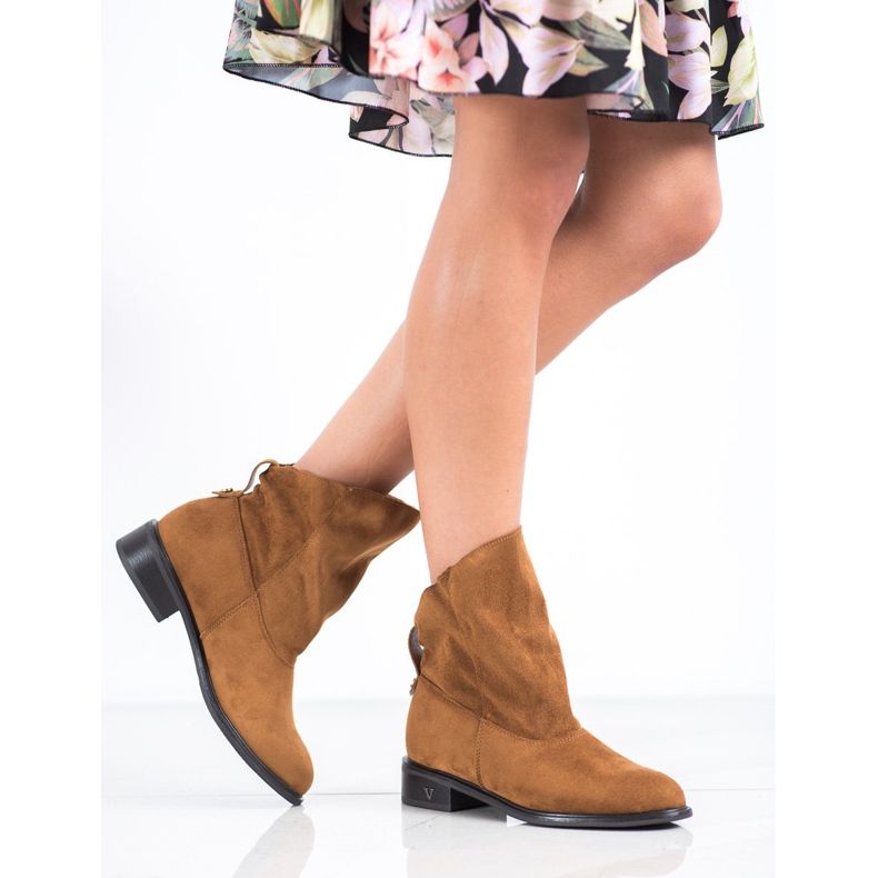 Botas sin cordones VINCEZA marrón 1 Botas sin cordones VINCEZA marrón 1