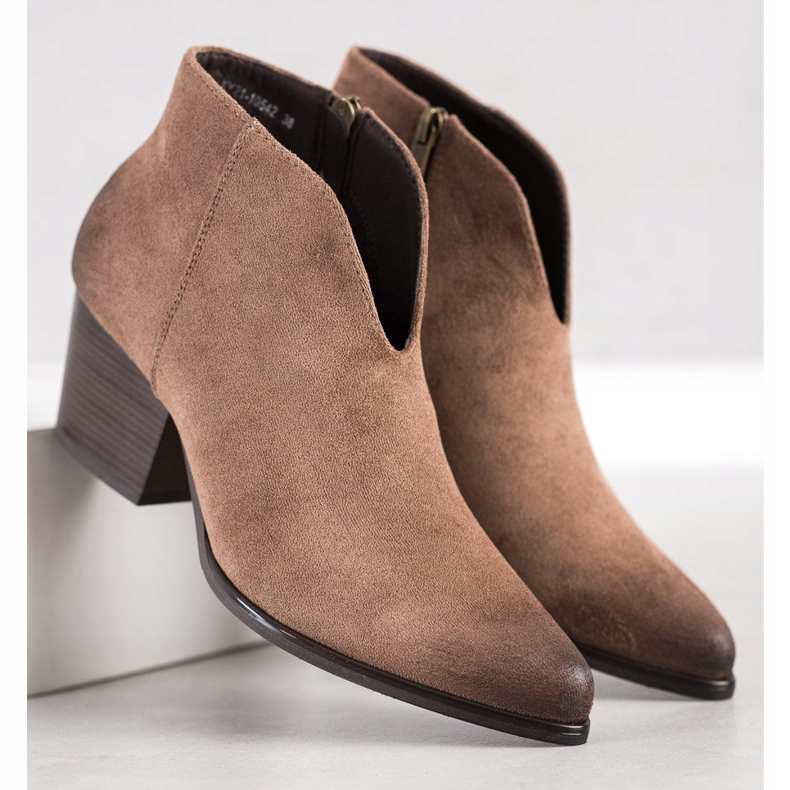 Botas cortas VINCEZA beige 2 Botas cortas VINCEZA beige 2