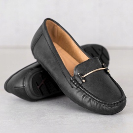 Clowse Mocasines cómodos negro 3