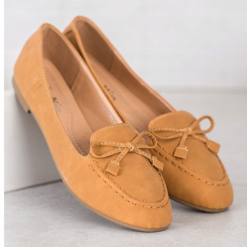 Nio Nio Mocasines cómodos camel marrón multicolor 2 Nio Nio Mocasines cómodos camel marrón multicolor 2