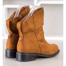 Gogo Botas con parte superior ancha marrón 2