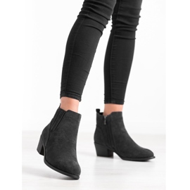 Camo Botines de gamuza cálidos negro 2 Camo Botines de gamuza cálidos negro 2