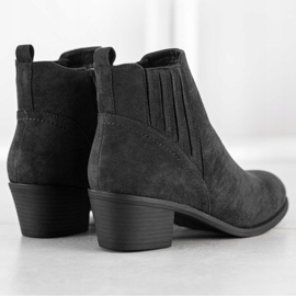 Camo Botines de gamuza cálidos negro 3