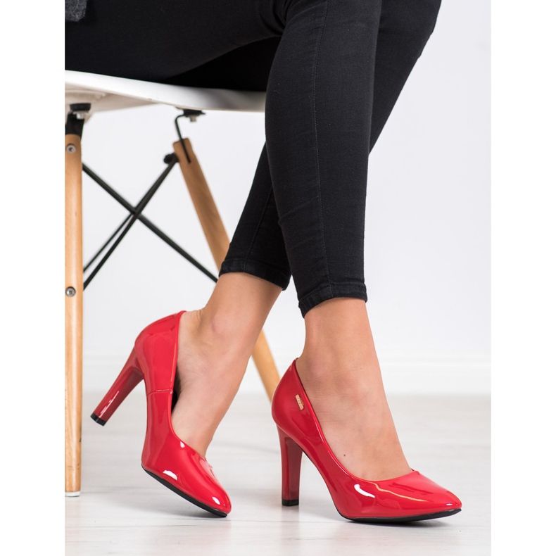 Goodin Bombas De Tacones Altos rojo 1