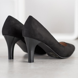 Goodin Bombas de gamuza negro 2