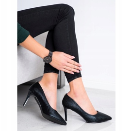 Goodin Tacones altos con estilo negro 1