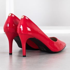 Goodin Tacones altos con estilo rojo 3