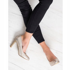 Goodin Bombas De Tacones Altos dorado 4