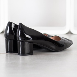 Goodin Zapatos de salón lacados en Spitz negro 2