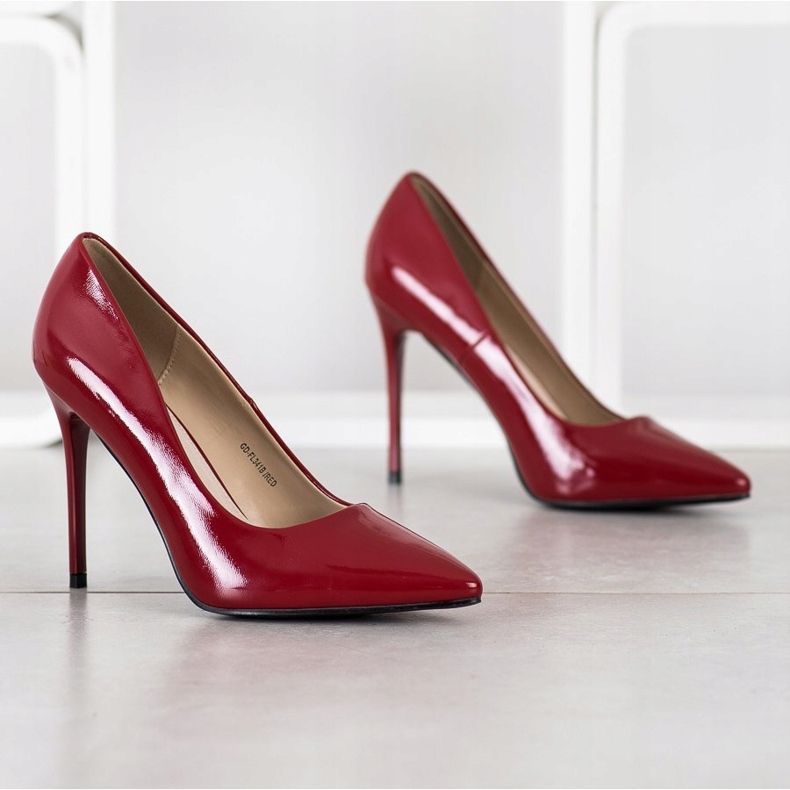 Goodin Tacones de moda rojo 1 Goodin Tacones de moda rojo 1