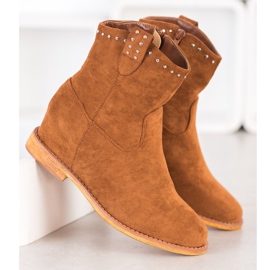 Super Mode Calientes vaqueras marrón amarillo 1 Super Mode Calientes vaqueras marrón amarillo 1