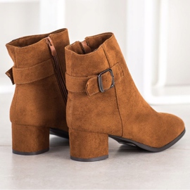 Sabatina Botas camel con hebilla marrón multicolor 1 Sabatina Botas camel con hebilla marrón multicolor 1